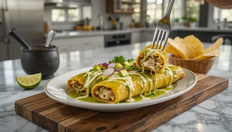 Enchiladas Verdes Fáciles: Un Clásico Lleno de Sabor que Todos Amarán