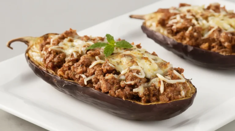 Berenjenas Rellenas de Carne
