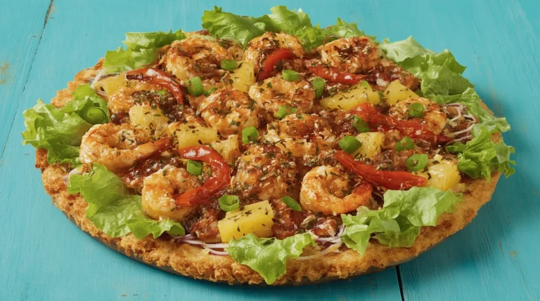Bowl de Arroz Crujiente y Camarones con Salsa de Chili Pegajosa
