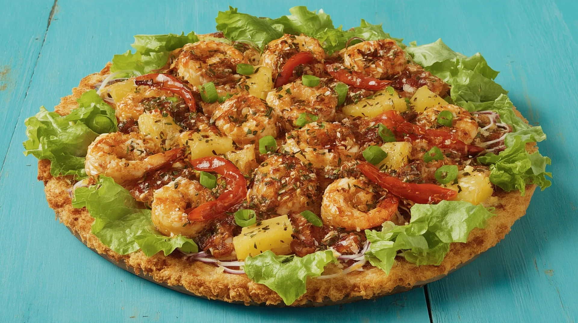 Bowl de Arroz Crujiente y Camarones con Salsa de Chili Pegajosa